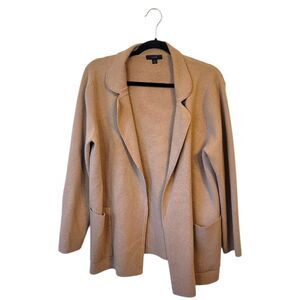 J. Crew Light Beige Eloise Sweater Blazer Women's Size M